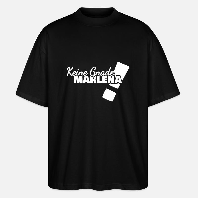 Geschenk für Marlena - Stanley/Stella Oversized Unisex Bio T-Shirt Blaster 2.0 - Schwarz