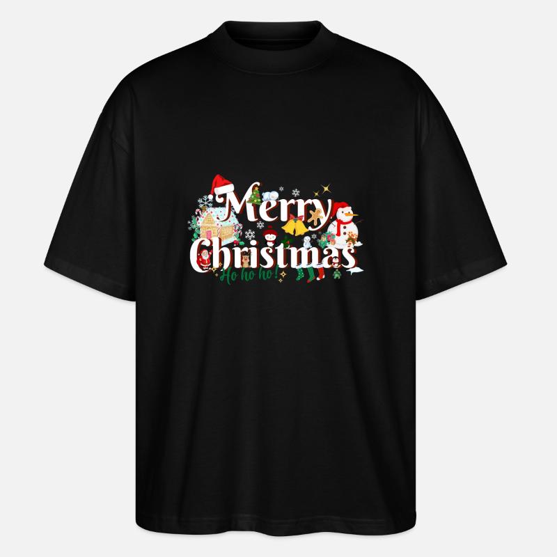 Joyeux Noël - T-shirt bio Blaster 2.0 coupe oversize Stanley/Stella Unisexe - noir