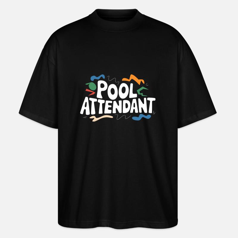 S’amuser sur l’eau - T-shirt bio Blaster 2.0 coupe oversize Stanley/Stella Unisexe - noir