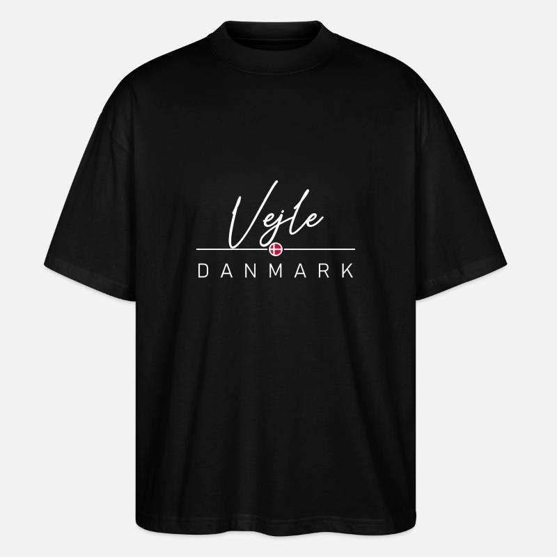 Dänemark - Vejle - Danemark - Danemark - T-shirt bio Blaster 2.0 coupe oversize Stanley/Stella Unisexe - noir