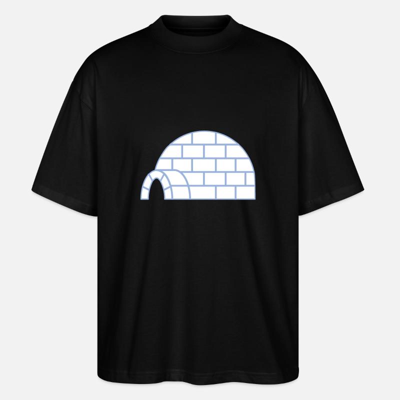 iglou - T-shirt bio Blaster 2.0 coupe oversize Stanley/Stella Unisexe - noir