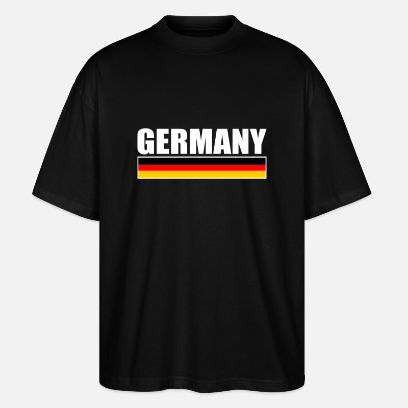 Germany - T-shirt bio Blaster 2.0 coupe oversize Stanley/Stella Unisexe - noir