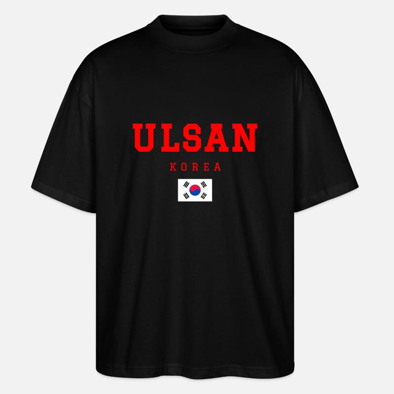 Ulsan, Corée - T-shirt bio Blaster 2.0 coupe oversize Stanley/Stella Unisexe - noir