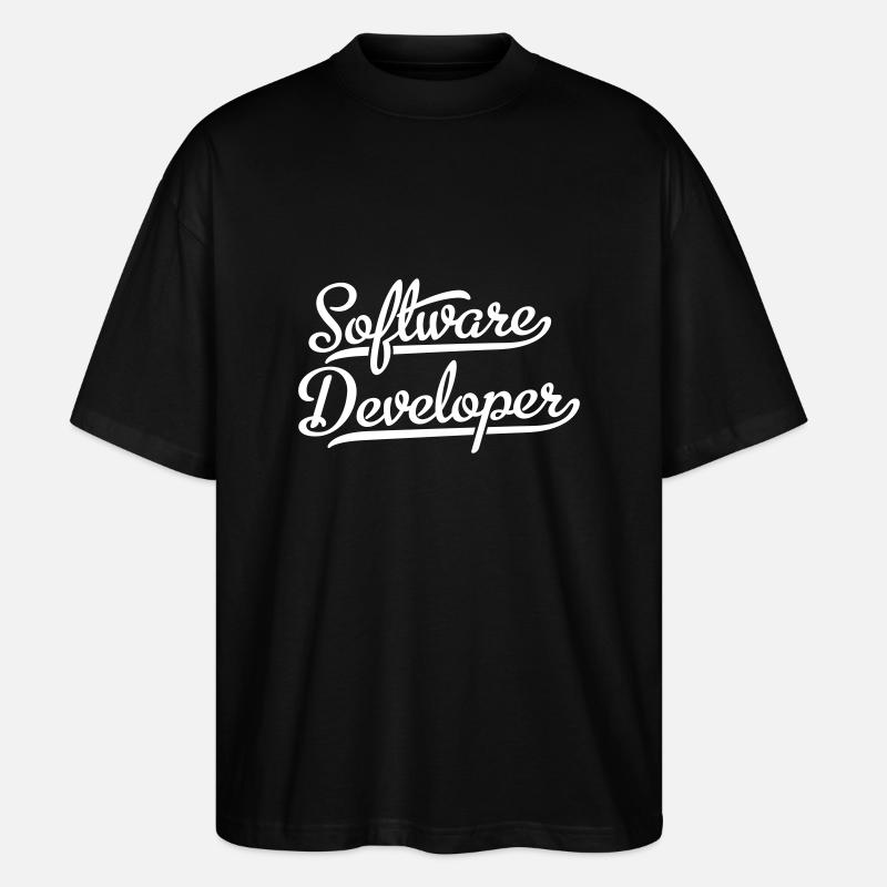 Software Developer - Stanley/Stella Oversized Unisex Organic T-shirt Blaster 2.0 - black