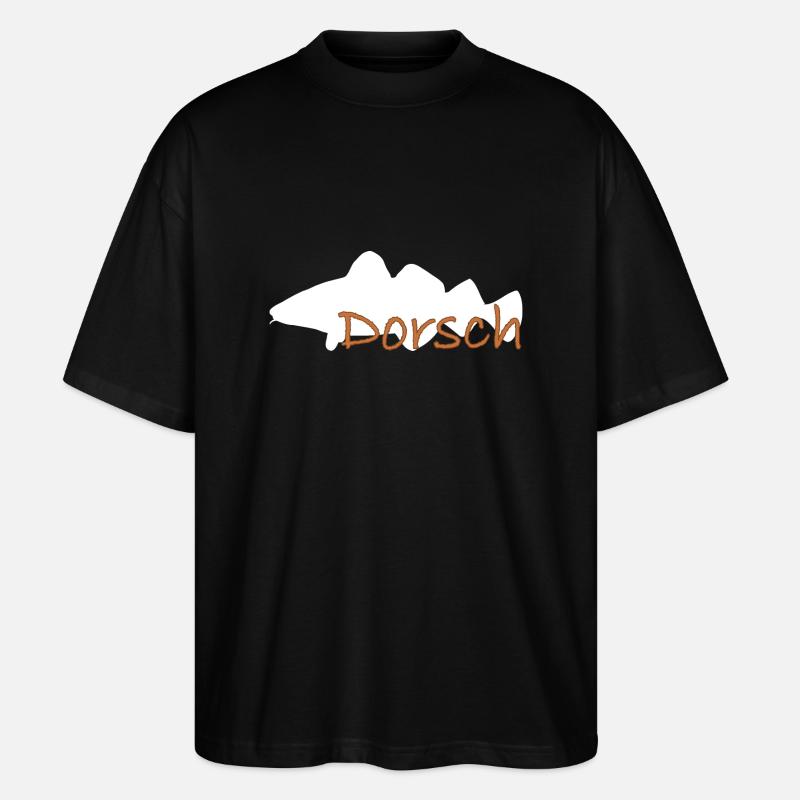 Dorsch weiss - Stanley/Stella Oversized Unisex Bio T-Shirt Blaster 2.0 - Schwarz
