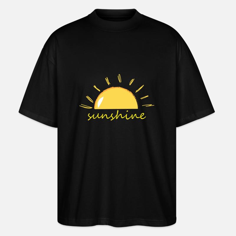 Sonnenschein - Stanley/Stella Oversized Unisex Bio T-Shirt Blaster 2.0 - Schwarz