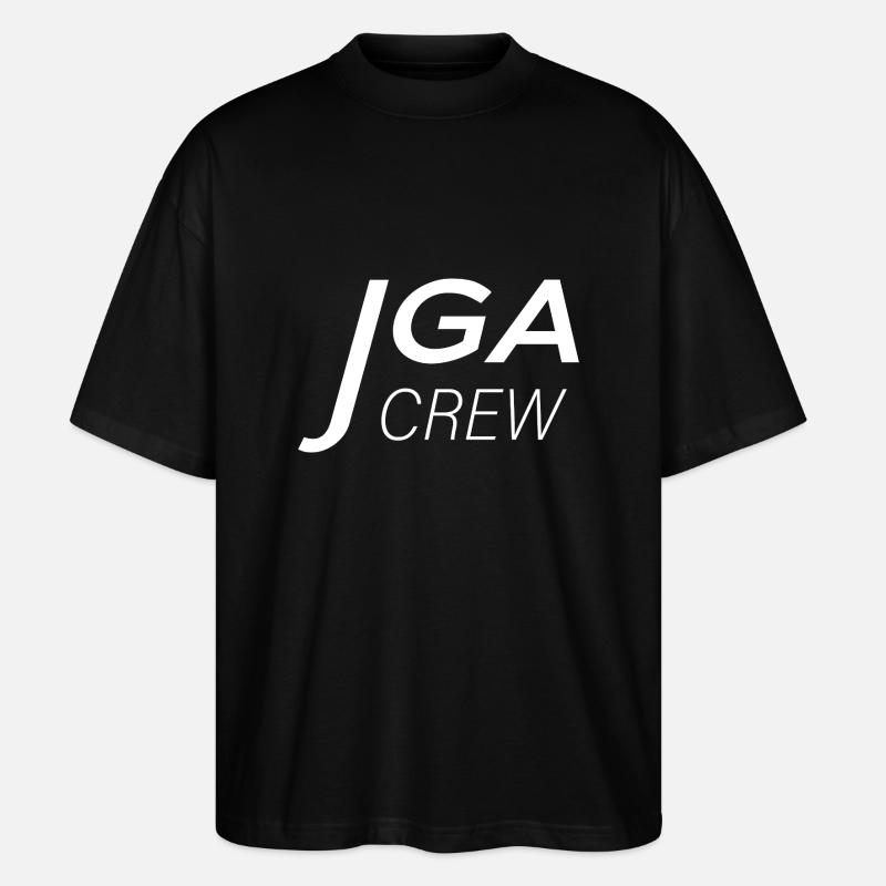JGA Crew1 - Stanley/Stella Oversized Unisex Bio T-Shirt Blaster 2.0 - Schwarz