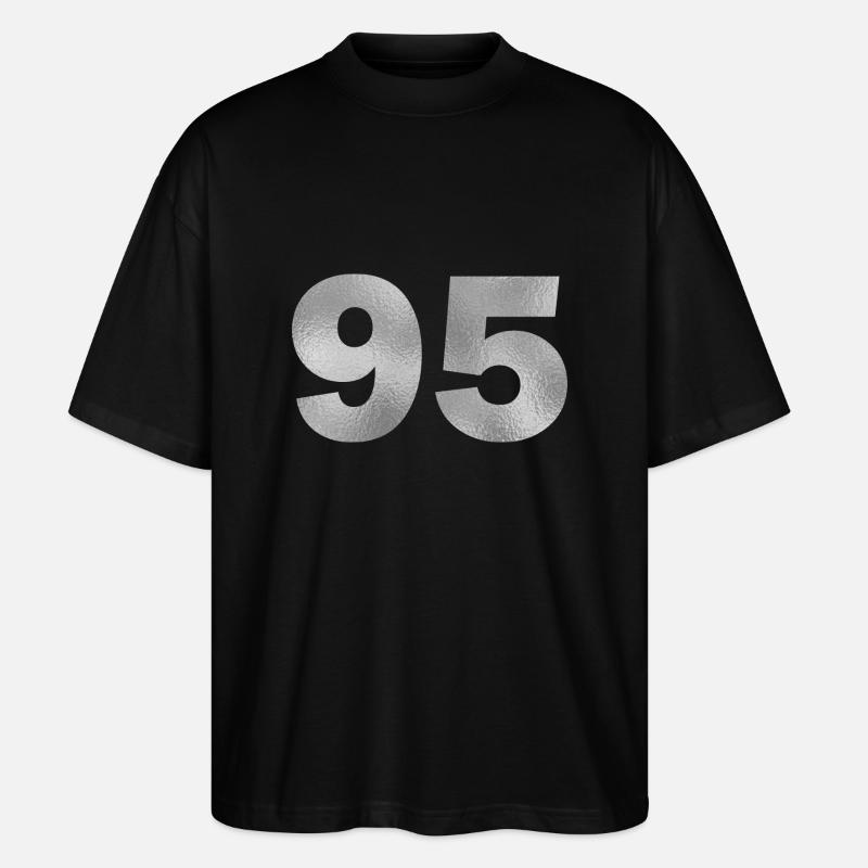 Anniversaire 95 ans - T-shirt bio Blaster 2.0 coupe oversize Stanley/Stella Unisexe - noir