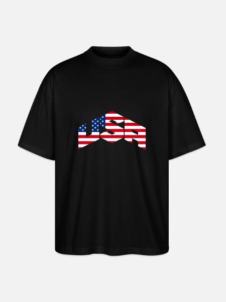 USA - Stanley/Stella Oversized Unisex Organic T-shirt Blaster 2.0 - black