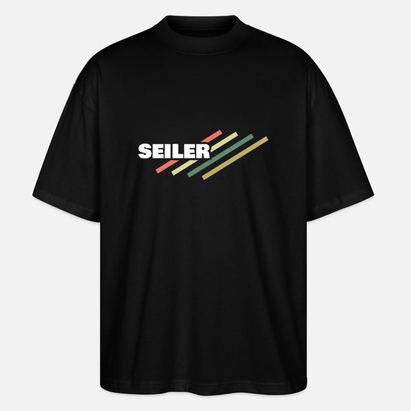 Ropemaker - Stanley/Stella Oversized Unisex Organic T-shirt Blaster 2.0 - black
