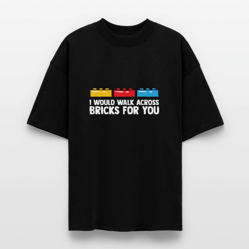 Brick Builder Brick Building Master Builder Stanley/Stella Oversized Unisex Organic T-shirt Blaster 2.0
