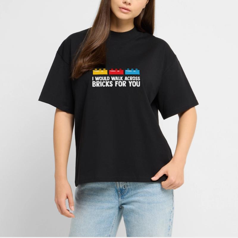 Brick Builder Brick Building Master Builder Stanley/Stella Oversized Unisex Organic T-shirt Blaster 2.0