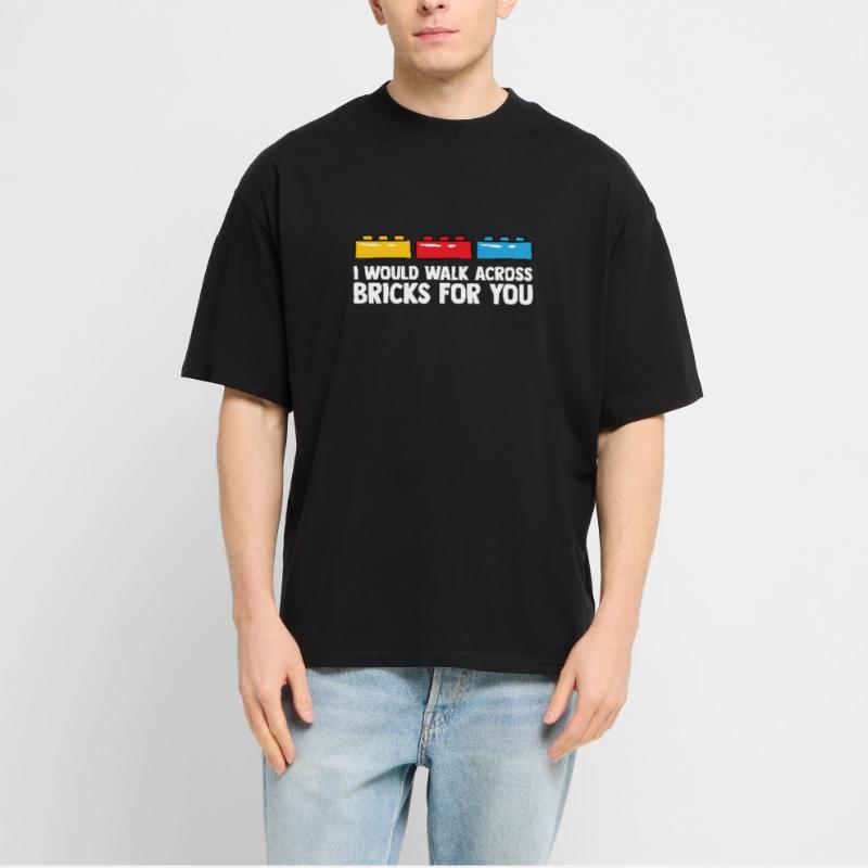 Brick Builder Brick Building Master Builder Stanley/Stella Oversized Unisex Organic T-shirt Blaster 2.0