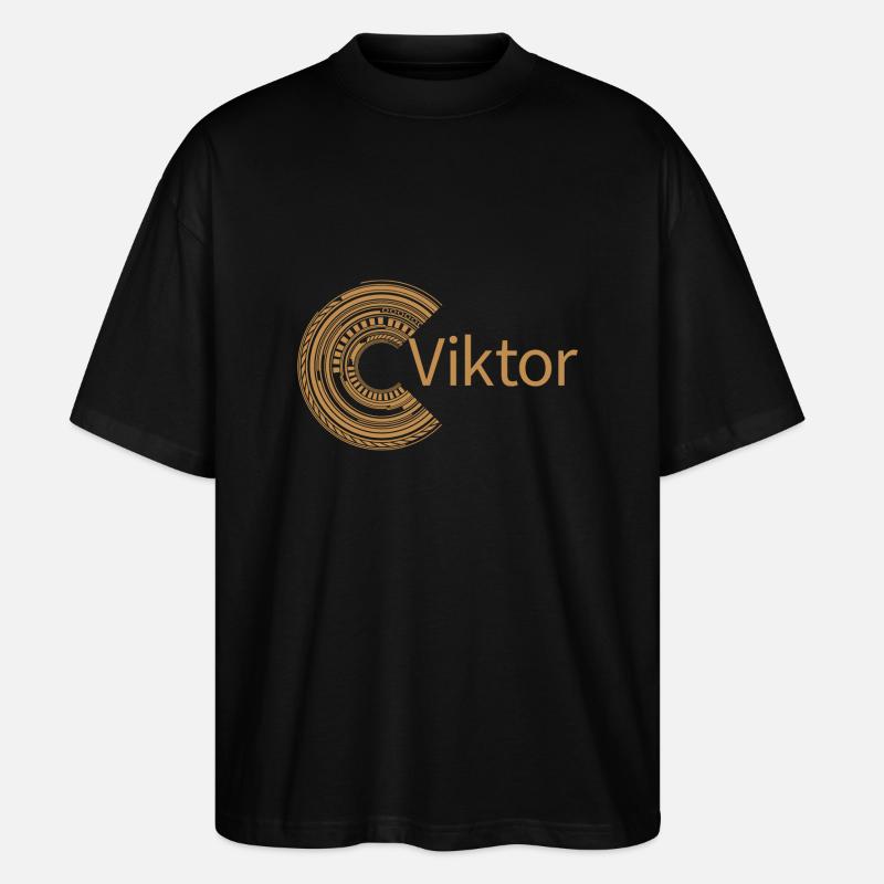 For Viktor - Stanley/Stella Oversized Unisex Organic T-shirt Blaster 2.0 - black