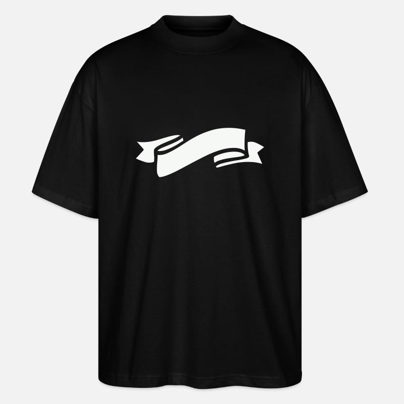 Banderole Symbol - Stanley/Stella Oversized Unisex Bio T-Shirt Blaster 2.0 - Schwarz