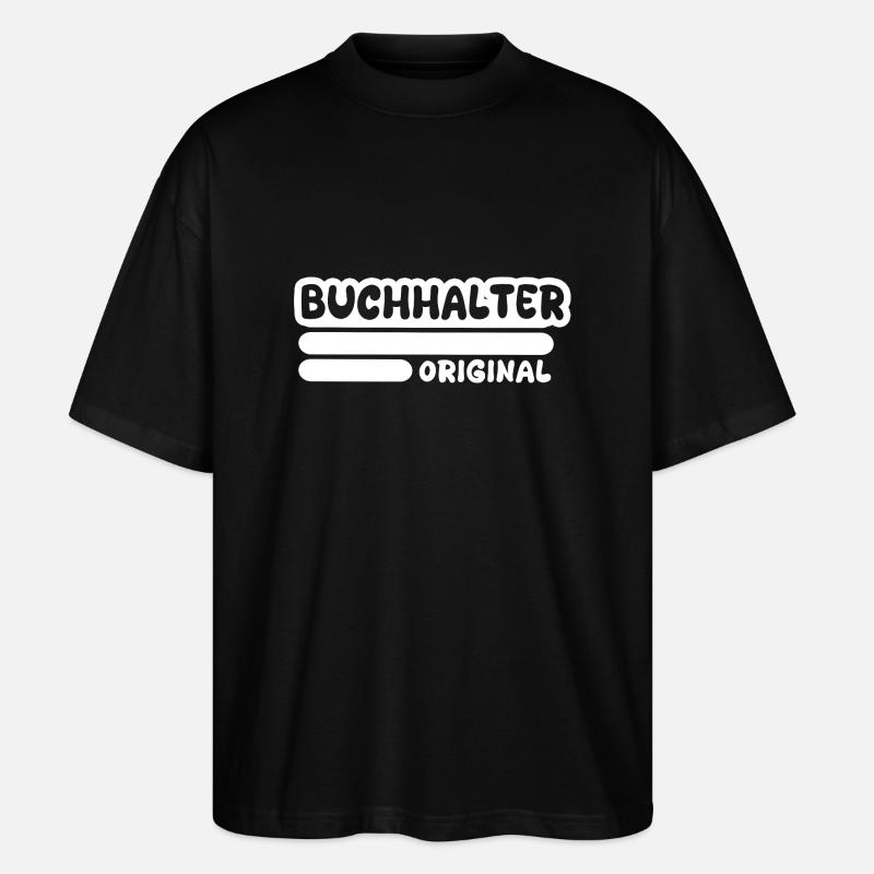 Buchhalter - Stanley/Stella Oversized Unisex Bio T-Shirt Blaster 2.0 - Schwarz