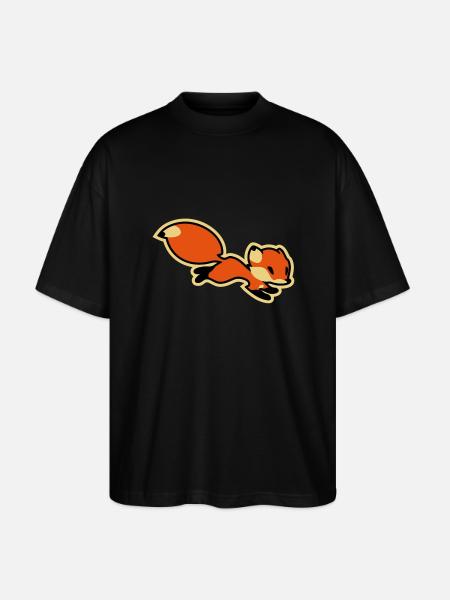 Fox - Stanley/Stella Oversized Unisex Bio T-Shirt Blaster 2.0 - Schwarz