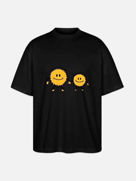 monsters - Stanley/Stella Oversized Unisex Organic T-shirt Blaster 2.0 - black