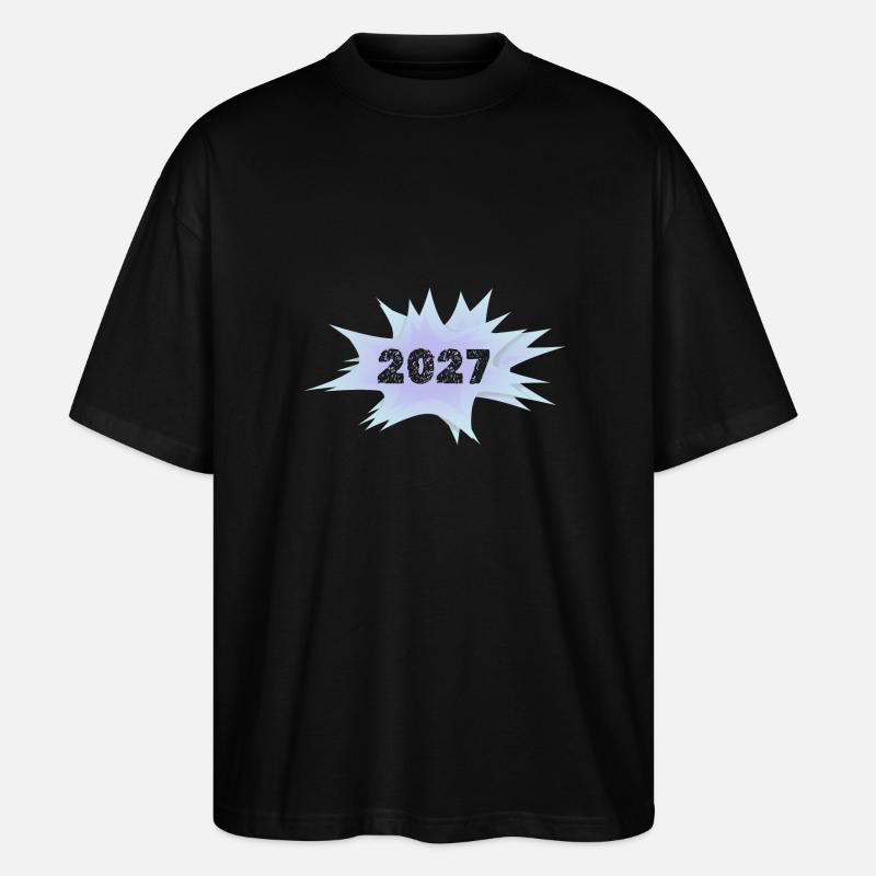 2027 - Stanley/Stella Oversized Unisex Bio T-Shirt Blaster 2.0 - Schwarz