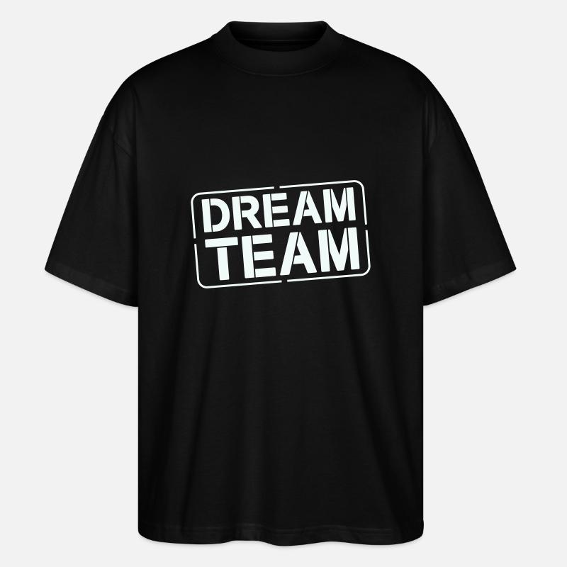 Équipe de rêve - T-shirt bio Blaster 2.0 coupe oversize Stanley/Stella Unisexe - noir