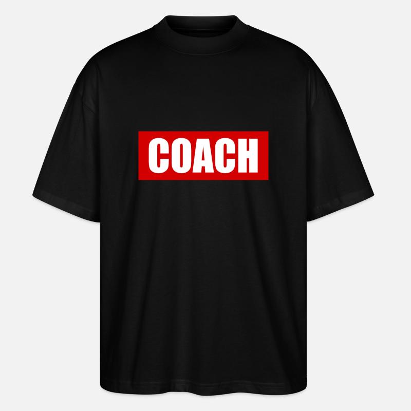 Coach - Stanley/Stella Oversized Unisex Bio T-Shirt Blaster 2.0 - Schwarz