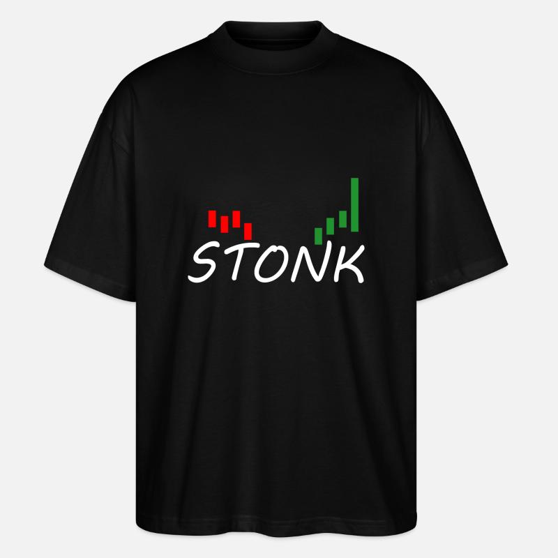 Stonk - Stanley/Stella Oversized Unisex Bio T-Shirt Blaster 2.0 - Schwarz