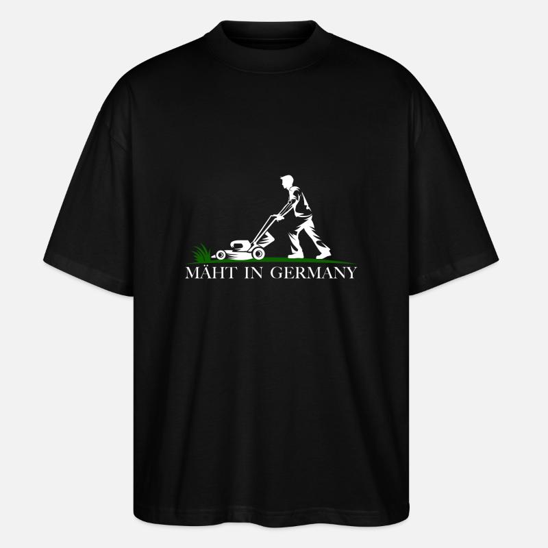 Mäht in Germany - Stanley/Stella Oversized Unisex Bio T-Shirt Blaster 2.0 - Schwarz