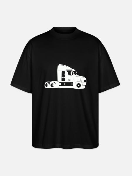 truck - Stanley/Stella Oversized Unisex Bio T-Shirt Blaster 2.0 - Schwarz