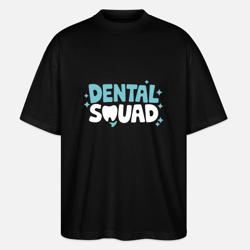 Dentiste Assistant dentaire Dents - T-shirt bio Blaster 2.0 coupe oversize Stanley/Stella Unisexe - noir