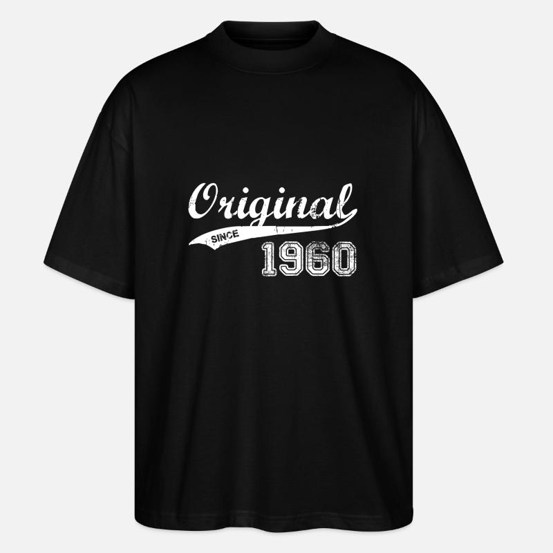 1960 - Stanley/Stella Oversized Unisex Bio T-Shirt Blaster 2.0 - Schwarz