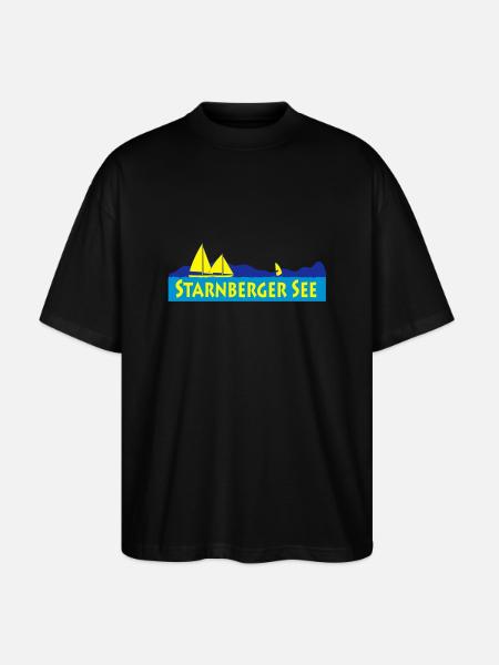 starnberger_see - Stanley/Stella Oversized Unisex Bio T-Shirt Blaster 2.0 - Schwarz