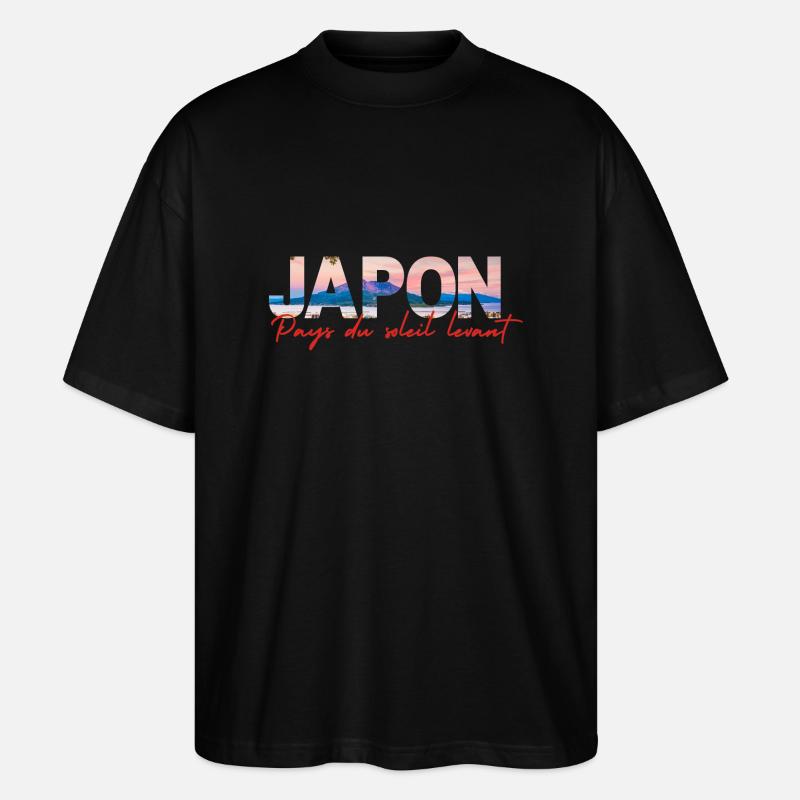 Japanisch - Stanley/Stella Oversized Unisex Bio T-Shirt Blaster 2.0 - Schwarz