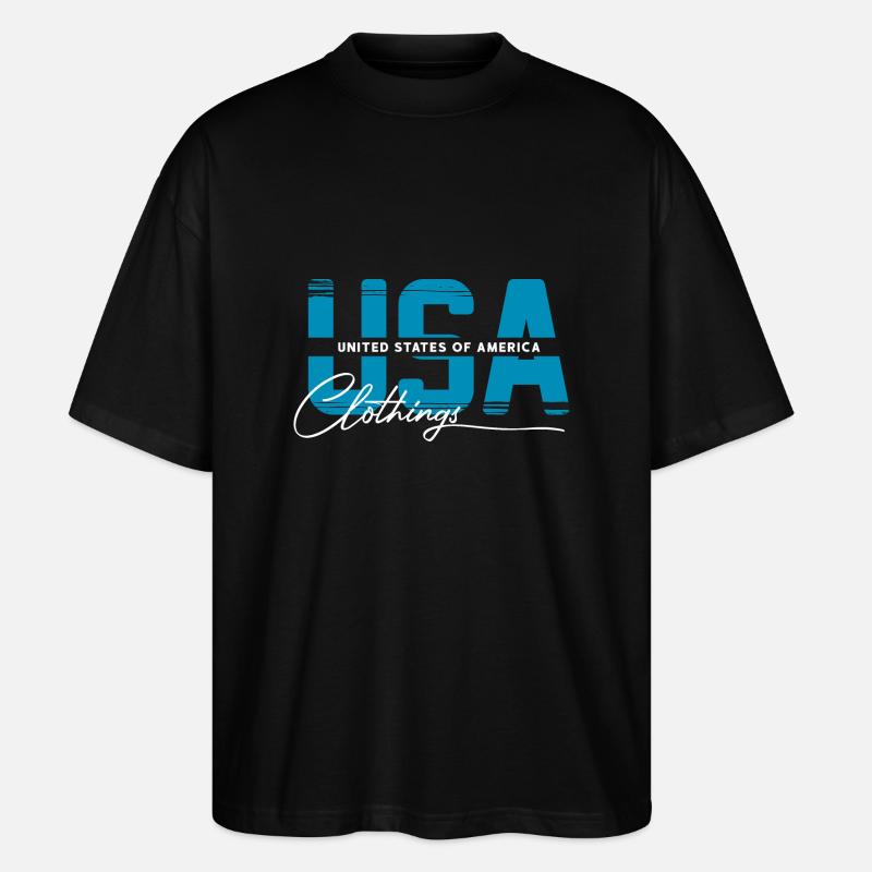 USA - Stanley/Stella Oversized Unisex Bio T-Shirt Blaster 2.0 - Schwarz