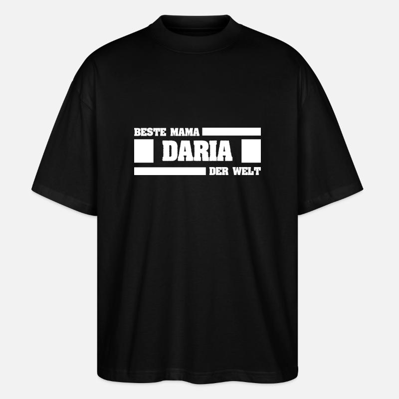 Daria - Stanley/Stella Oversized Unisex Organic T-shirt Blaster 2.0 - black