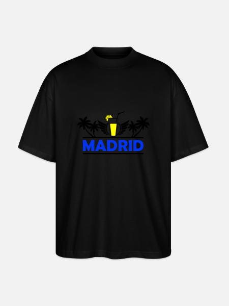 Madrid 2 - Stanley/Stella Oversized Unisex Organic T-shirt Blaster 2.0 - black