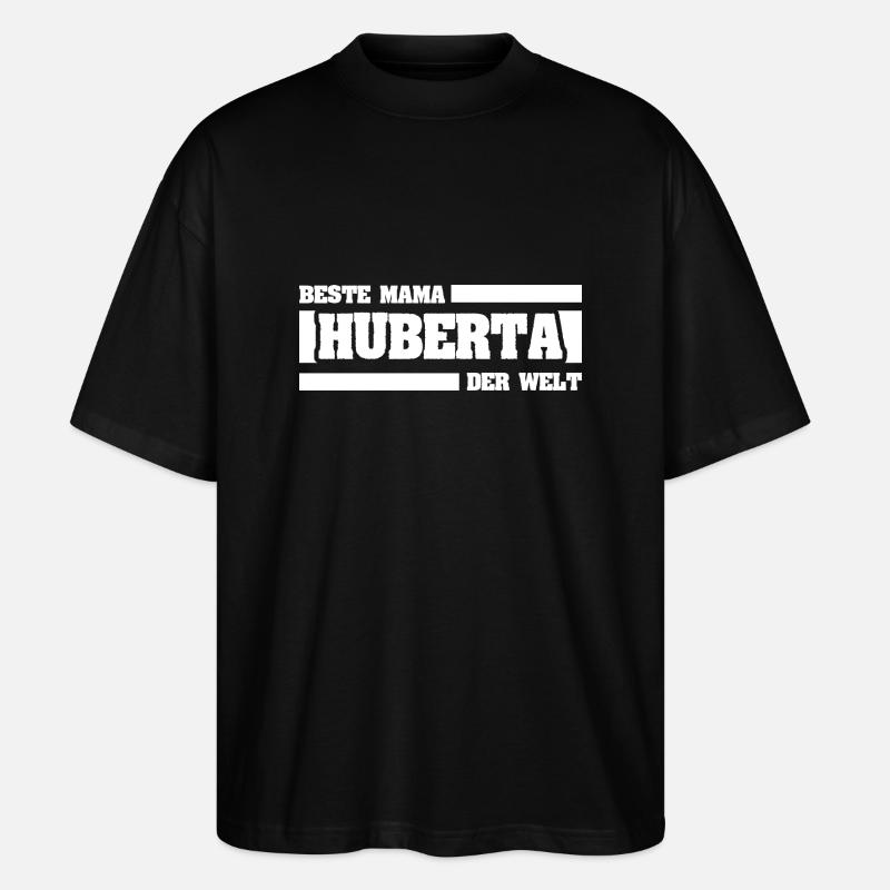 Mutter Huberta - Stanley/Stella Oversized Unisex Bio T-Shirt Blaster 2.0 - Schwarz