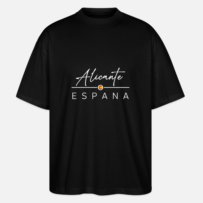 Espagne - Alicante - Espagne - España - T-shirt bio Blaster 2.0 coupe oversize Stanley/Stella Unisexe - noir