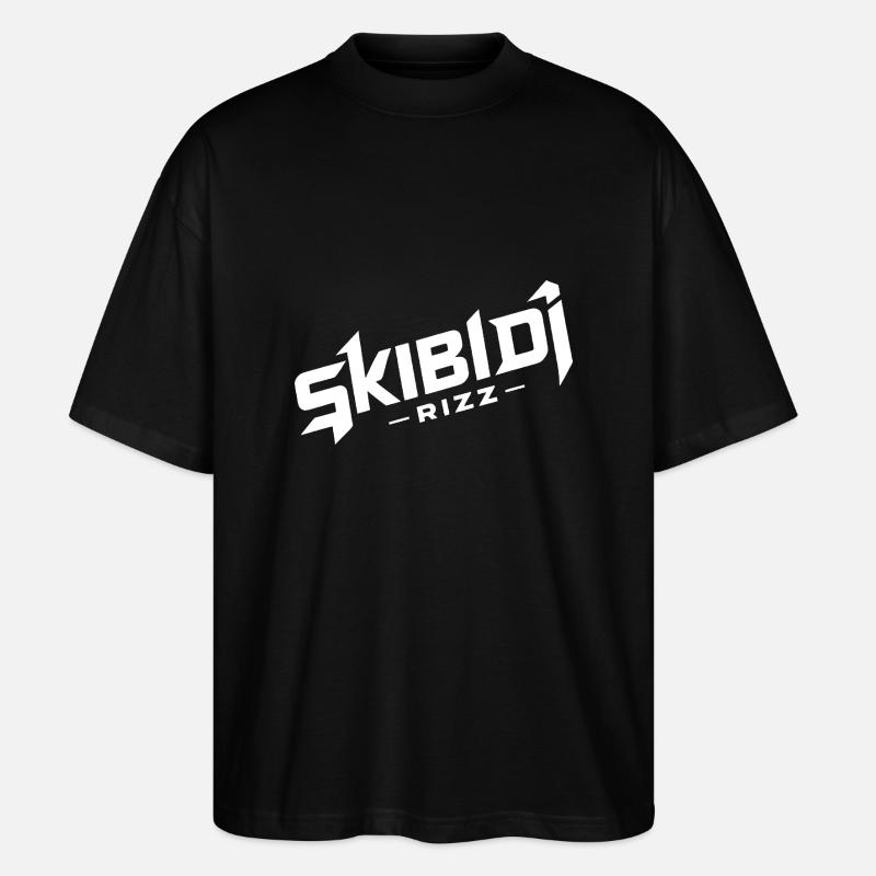 Skibidi Rizz Logo - T-shirt bio Blaster 2.0 coupe oversize Stanley/Stella Unisexe - noir