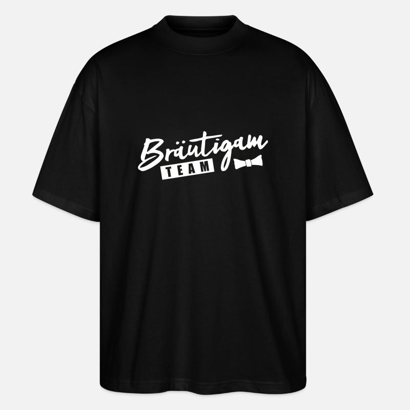 braeutigam team - Stanley/Stella Oversized Unisex Bio T-Shirt Blaster 2.0 - Schwarz