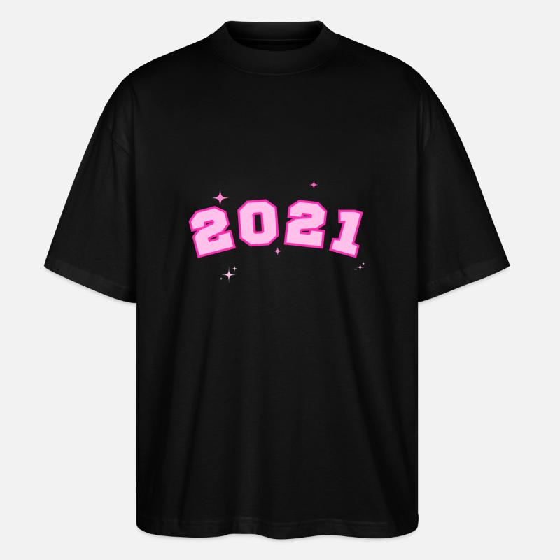 2021 Stern Rosa - Stanley/Stella Oversized Unisex Bio T-Shirt Blaster 2.0 - Schwarz
