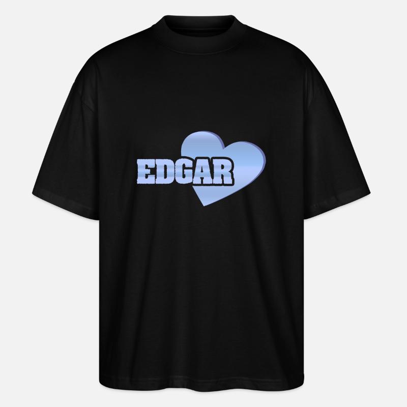Edgar comme l’or - T-shirt bio Blaster 2.0 coupe oversize Stanley/Stella Unisexe - noir