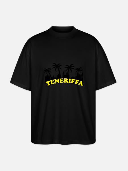 teneriffa - T-shirt bio Blaster 2.0 coupe oversize Stanley/Stella Unisexe - noir