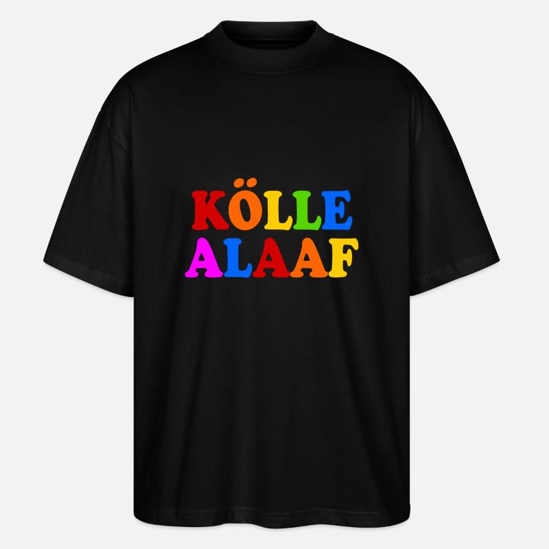 Kölle alaaf - Stanley/Stella Oversized Unisex Bio T-Shirt Blaster 2.0 - Schwarz