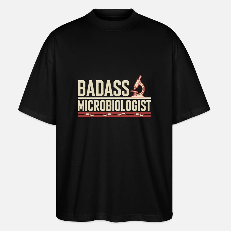 Stolz ein Mikrobiologe zu sein - Stanley/Stella Oversized Unisex Bio T-Shirt Blaster 2.0 - Schwarz