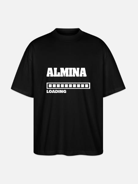 Almina bébé - T-shirt bio Blaster 2.0 coupe oversize Stanley/Stella Unisexe - noir