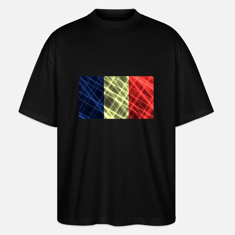 Mayotte als Mayotte - Stanley/Stella Oversized Unisex Bio T-Shirt Blaster 2.0 - Schwarz