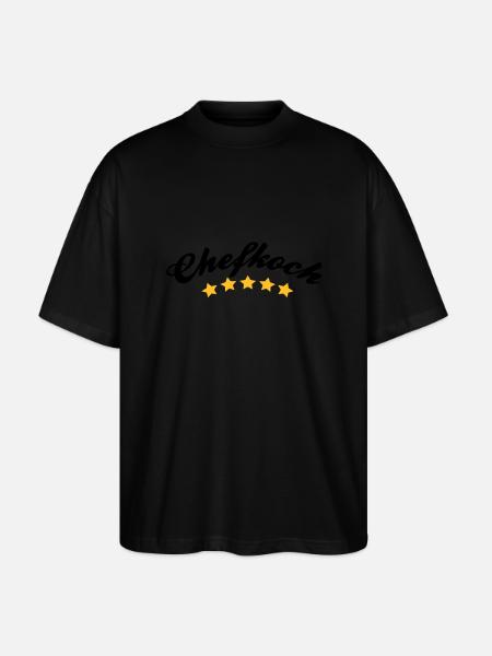 chef - T-shirt bio Blaster 2.0 coupe oversize Stanley/Stella Unisexe - noir