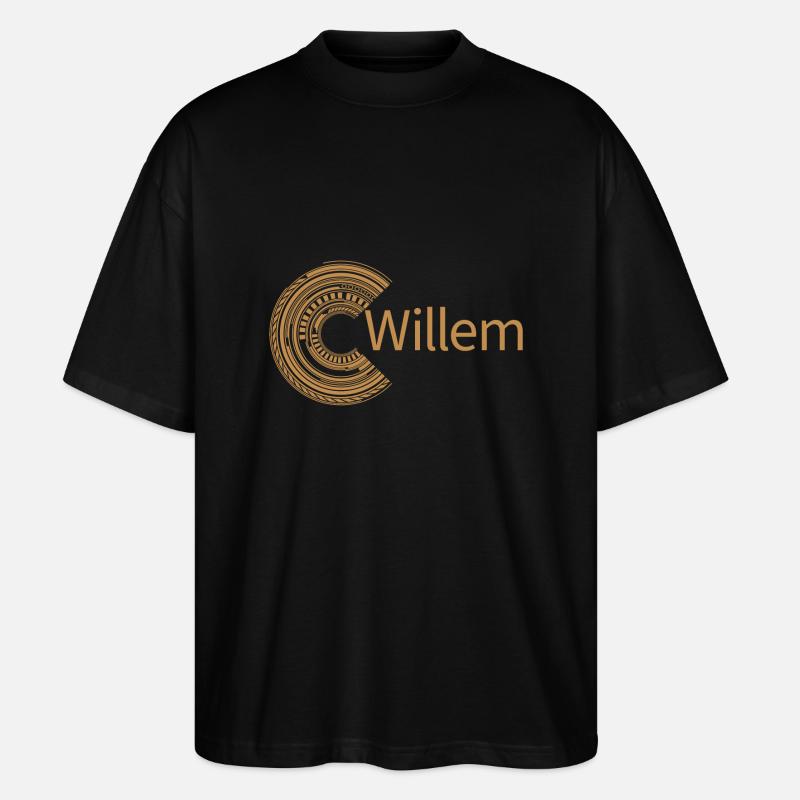 Für Willem - Stanley/Stella Oversized Unisex Bio T-Shirt Blaster 2.0 - Schwarz