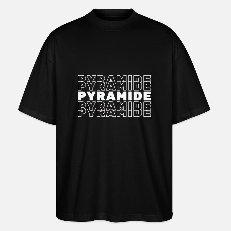 Pyramide - T-shirt bio Blaster 2.0 coupe oversize Stanley/Stella Unisexe - noir