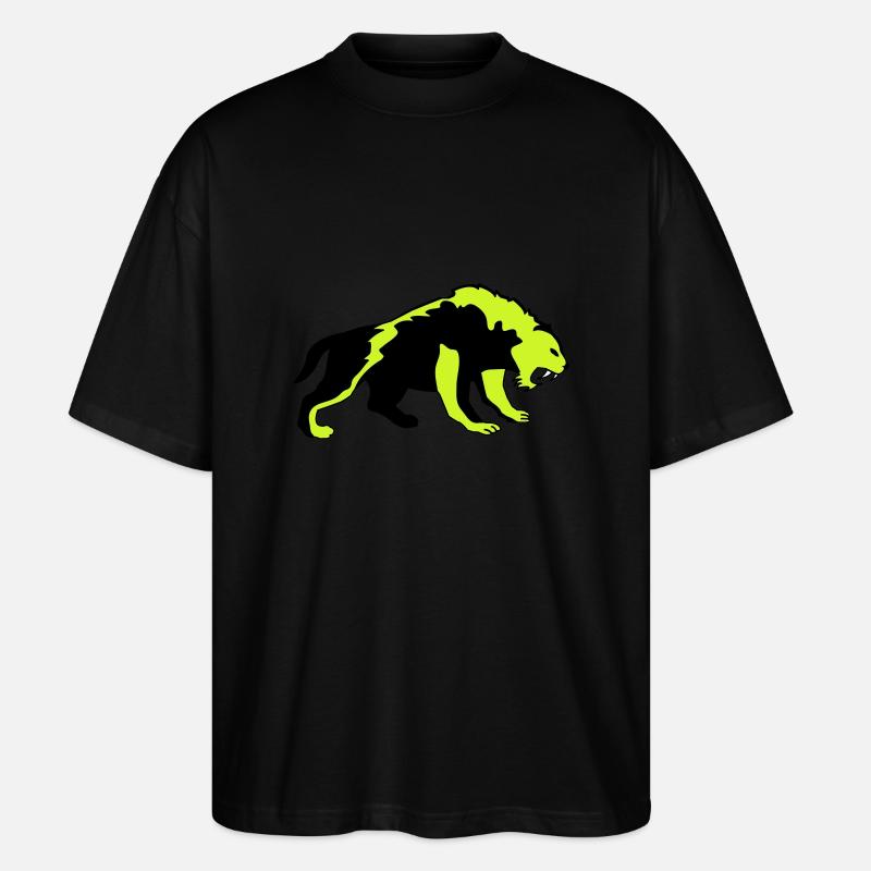 tigers 02 - Stanley/Stella Oversized Unisex Organic T-shirt Blaster 2.0 - black